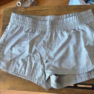 adidas Women's Light Gray Athletic Shorts